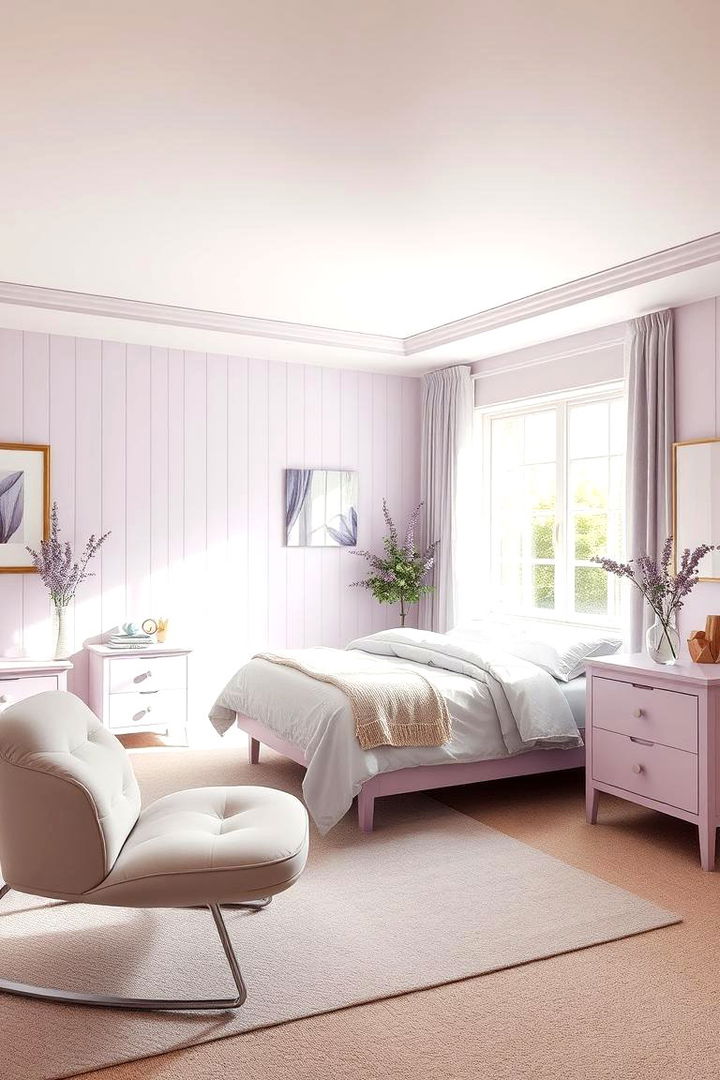 Lavender Light Glow - 22 Purple Bedroom Ideas