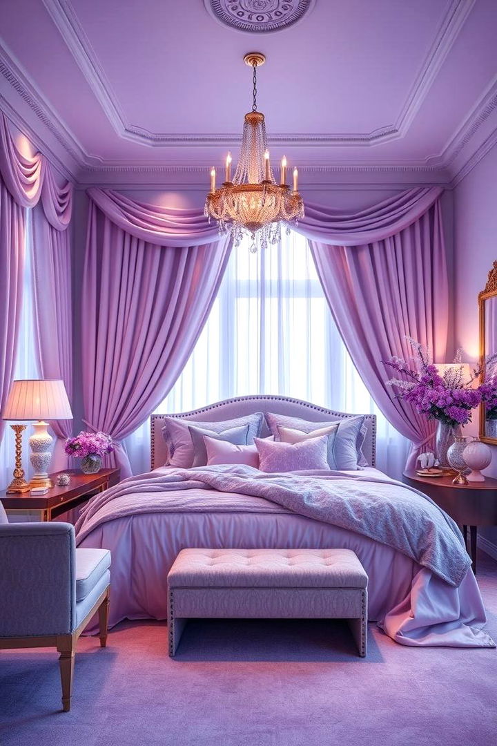 Lavender Luxe Haven - 22 Pastel Bedroom Ideas
