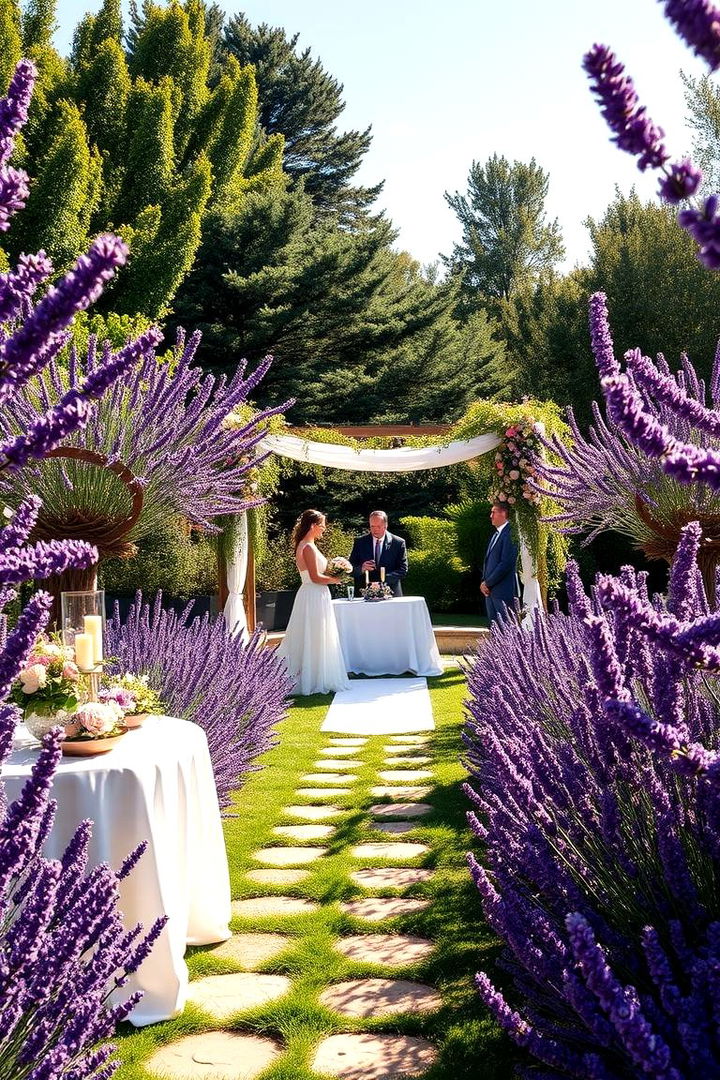 Lavender Outdoor Garden Wedding - 22 Lavender Wedding Ideas