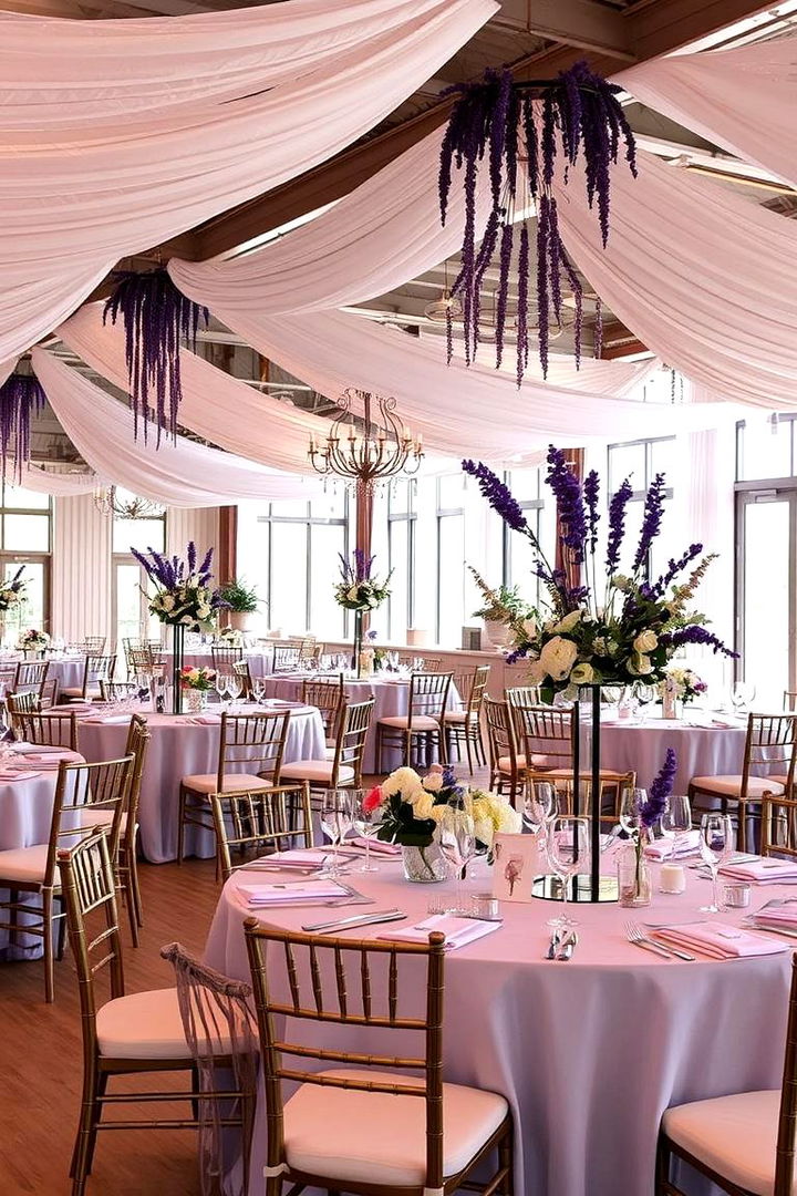 Lavender Reception Decor - 22 Lavender Wedding Ideas