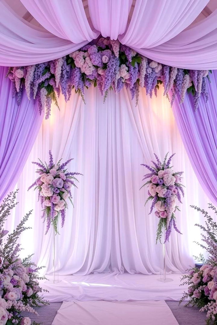 Lavender Wedding Backdrop - 22 Lavender Wedding Ideas