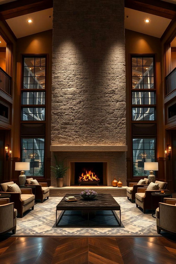 Lavish Fireplace Focus - 22 Castle Living Room Ideas