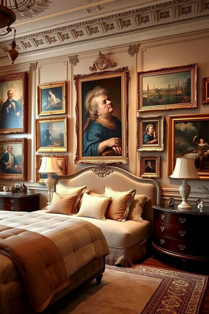 Lavish Wall Art Elevations - 22 French Bedroom Decor Ideas