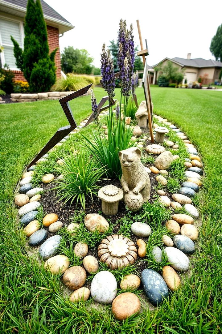Lawn Art Integration - 22 Modern Garden Edging Ideas