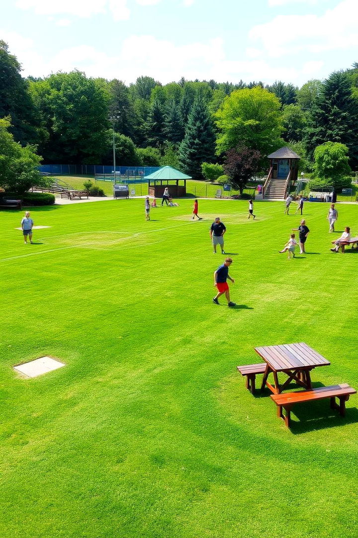 Lawn Games and Sports Area - 22 L Shaped Backyard Ideas