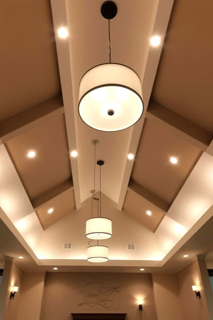 Layered Ambient Illumination - 22 Vaulted Ceiling Ideas