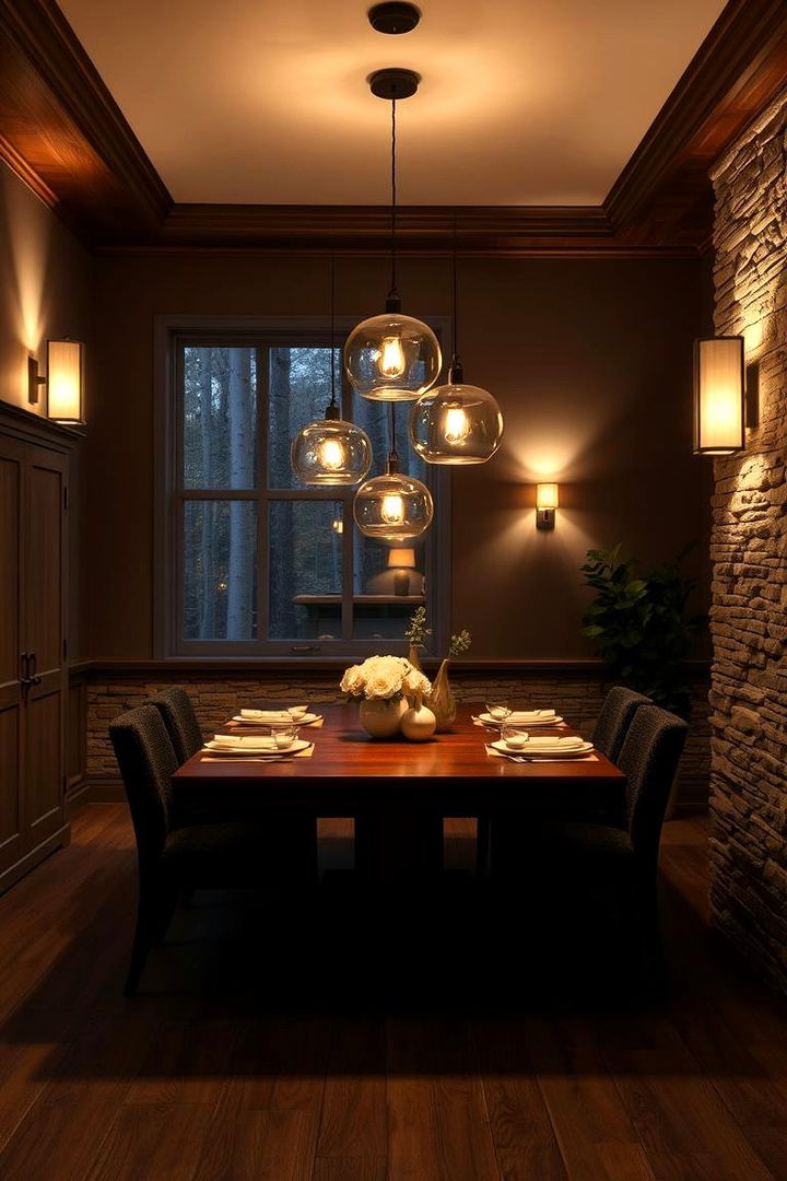 Layered Ambient Lighting - 22 Craftsman Dining Room Ideas