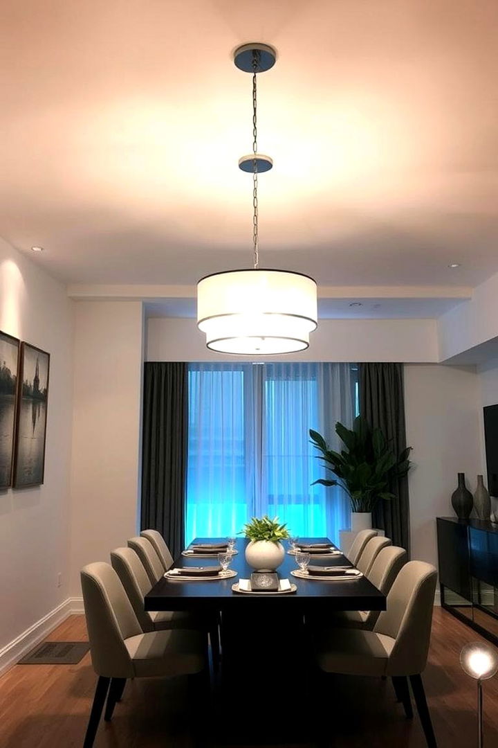 Layered Ambient Lighting Effects - 22 Dining Room Lighting Ideas