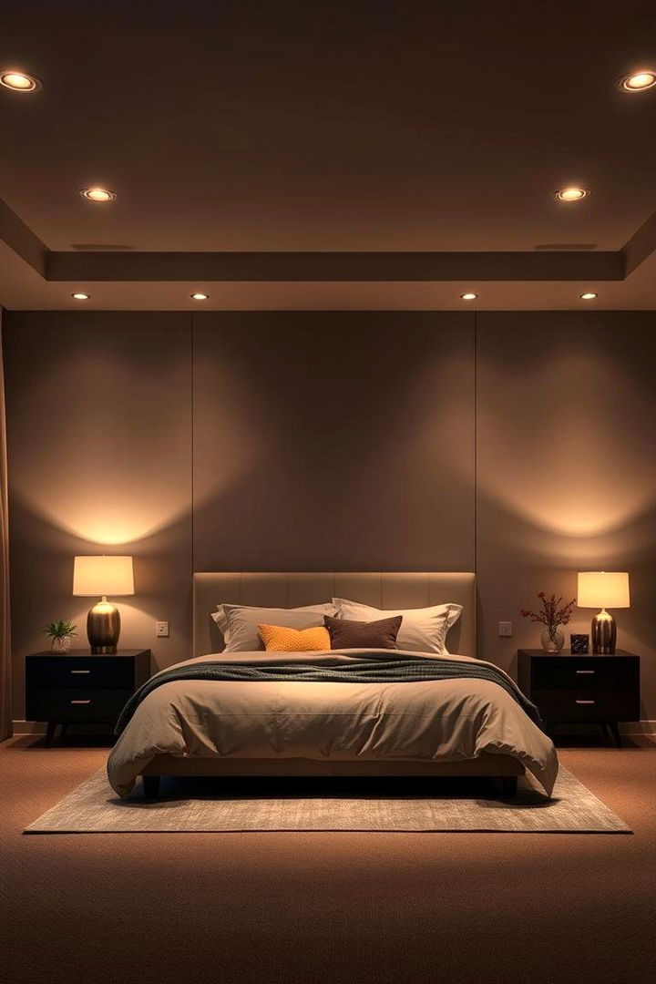 Layered Ambient Lighting Techniques - 22 Large Bedroom Design Ideas