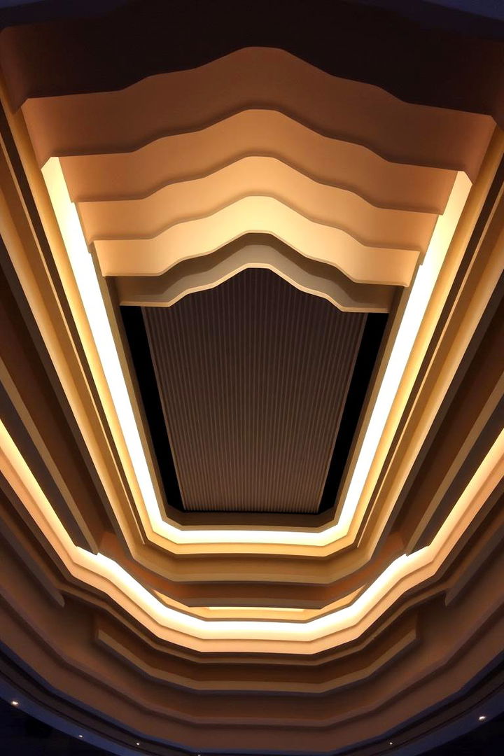 Layered Ceiling Heights - 22 patio ceiling ideas