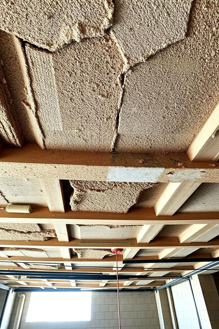 Layered Exposed Ceiling Design - 22 Exposed Basement Ceiling Ideas