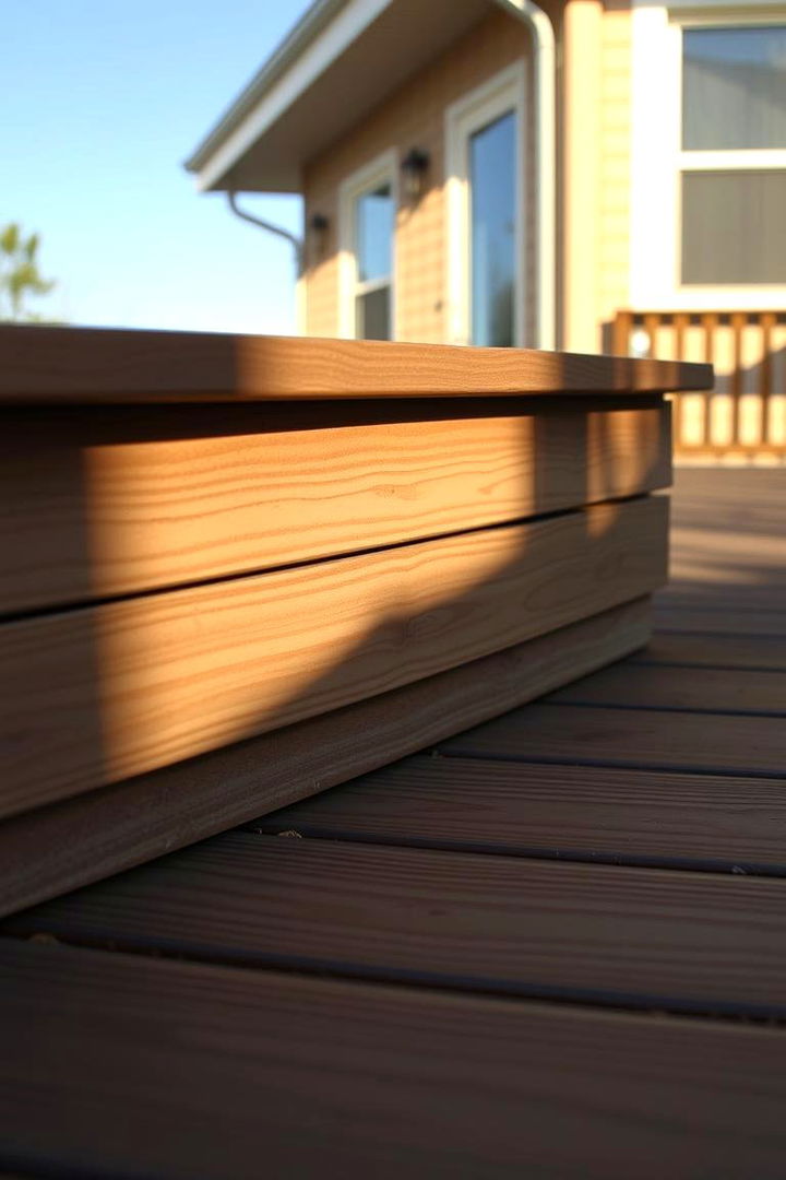 Layered Fascia Design - 22 Deck Fascia Ideas