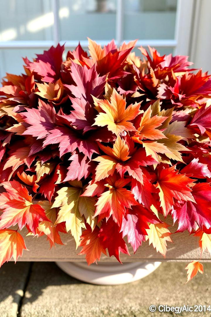 Layered Foliage Design - 22 Fall Flower Box Ideas
