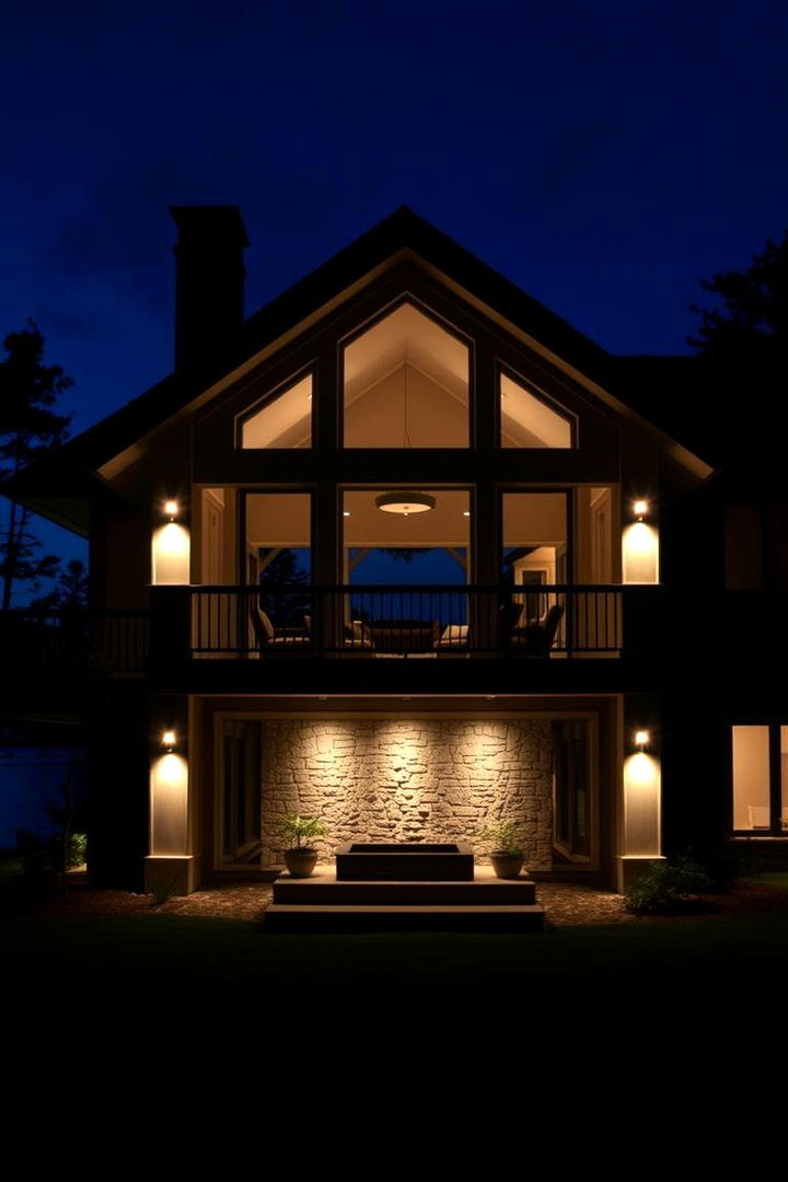 Layered Lighting Accents - 22 Lake House Decorating Ideas