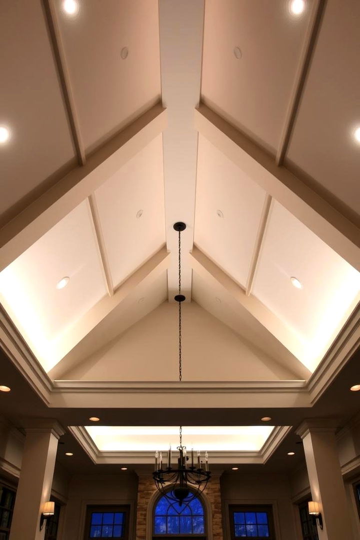 Layered Lighting Concepts - 22 Open Concept Vaulted Ceiling Living Room Ideas