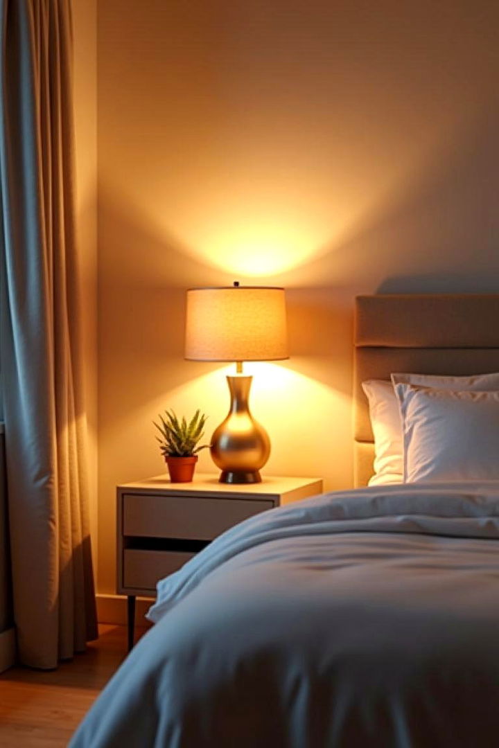 Layered Lighting Effects - 22 Neutral Bedroom Ideas