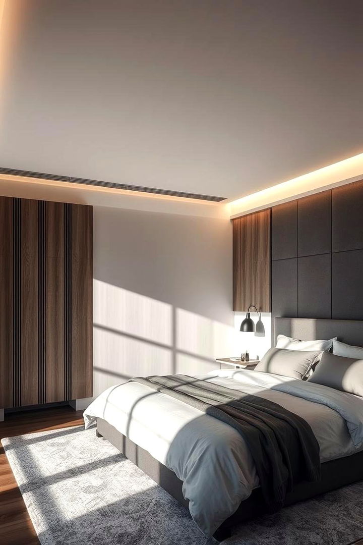 Layered Lighting Effects - 22 luxury modern bedroom ideas