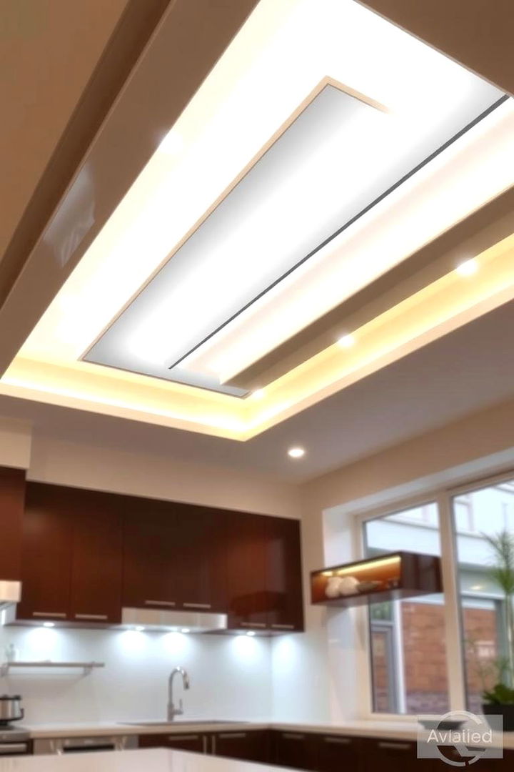Layered Lighting Techniques - 22 Kitchen Ceiling Ideas