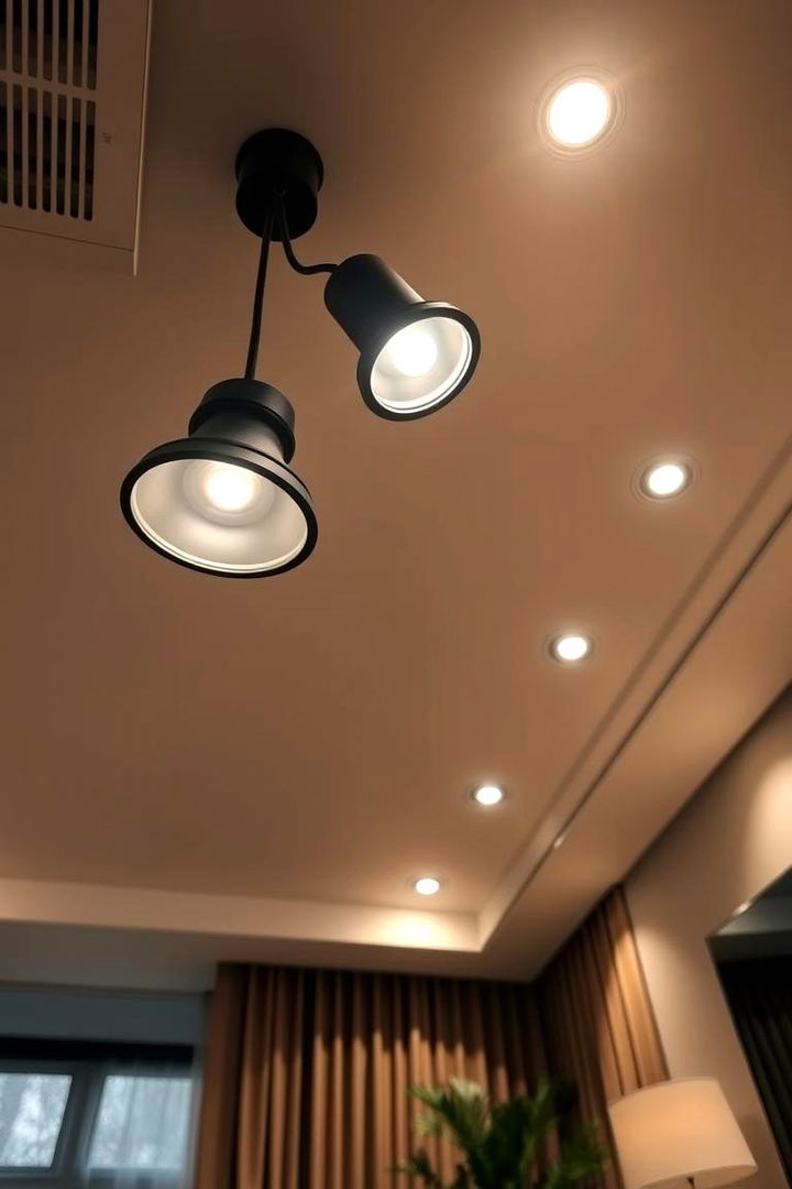 Layered Lighting Techniques - 22 Living Room Ceiling Lighting Ideas