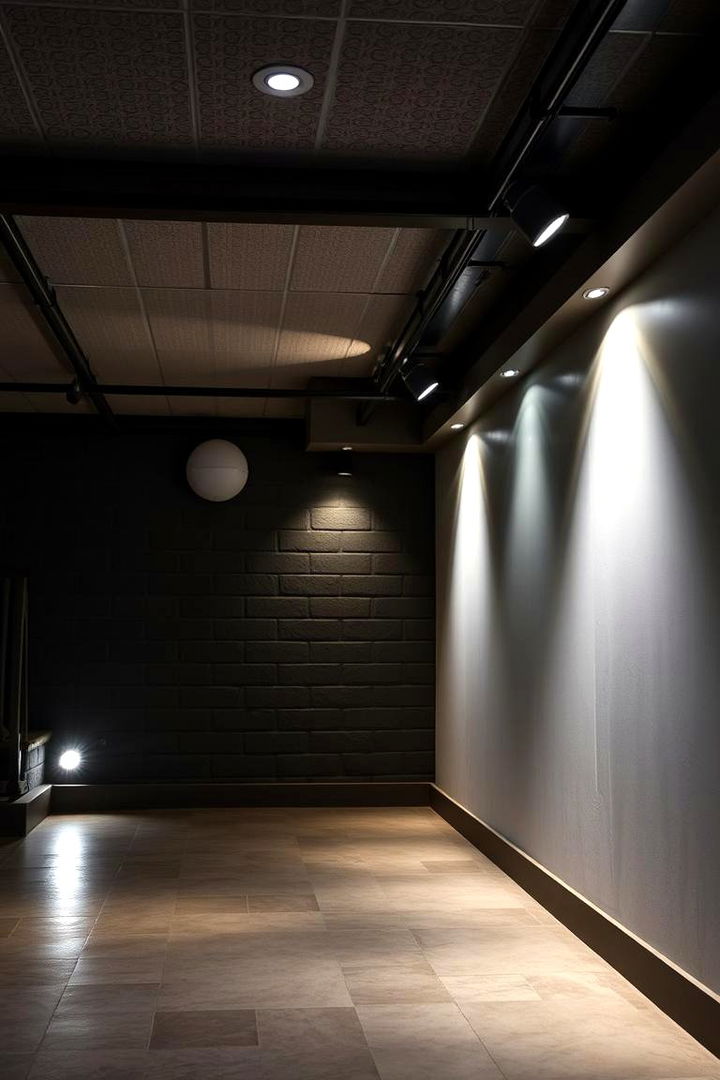 Layered Lighting for Depth and Drama - 22 Basement Lighting Ideas