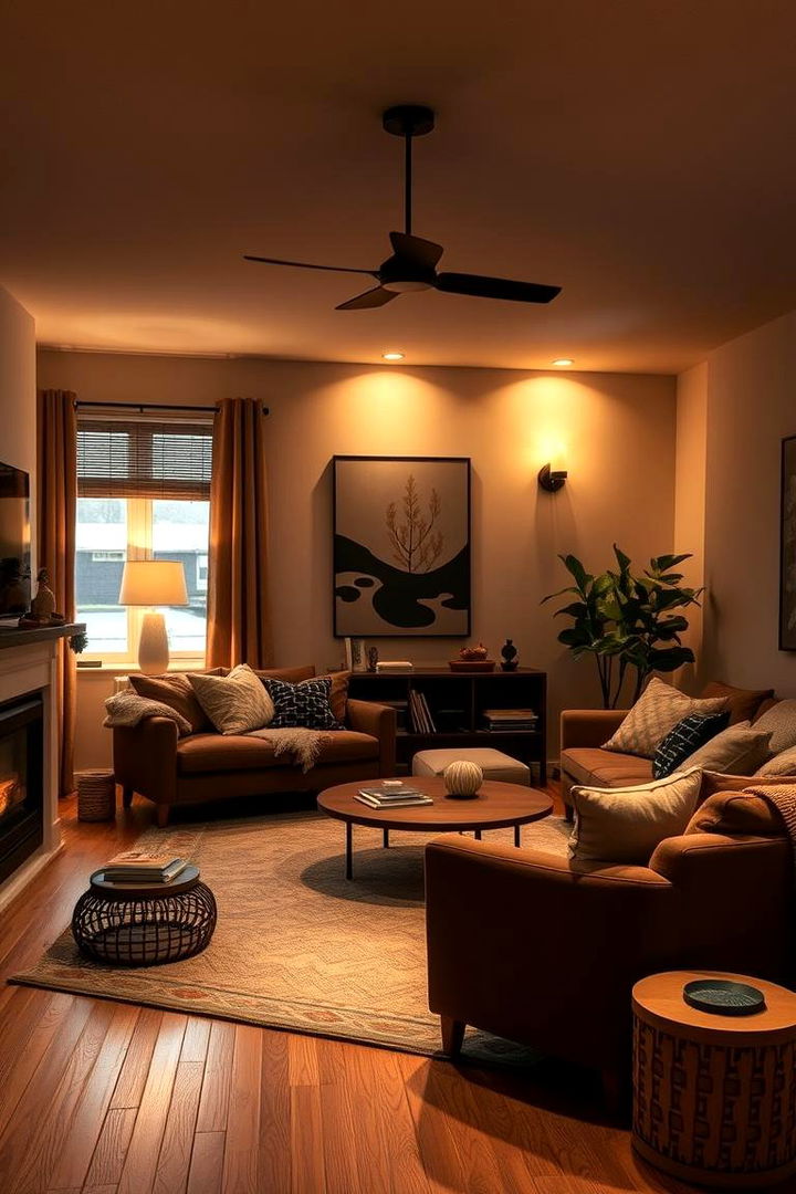 Layered Lighting for Warm Ambiance - 22 Boho-scandinavian Design and Decor Ideas