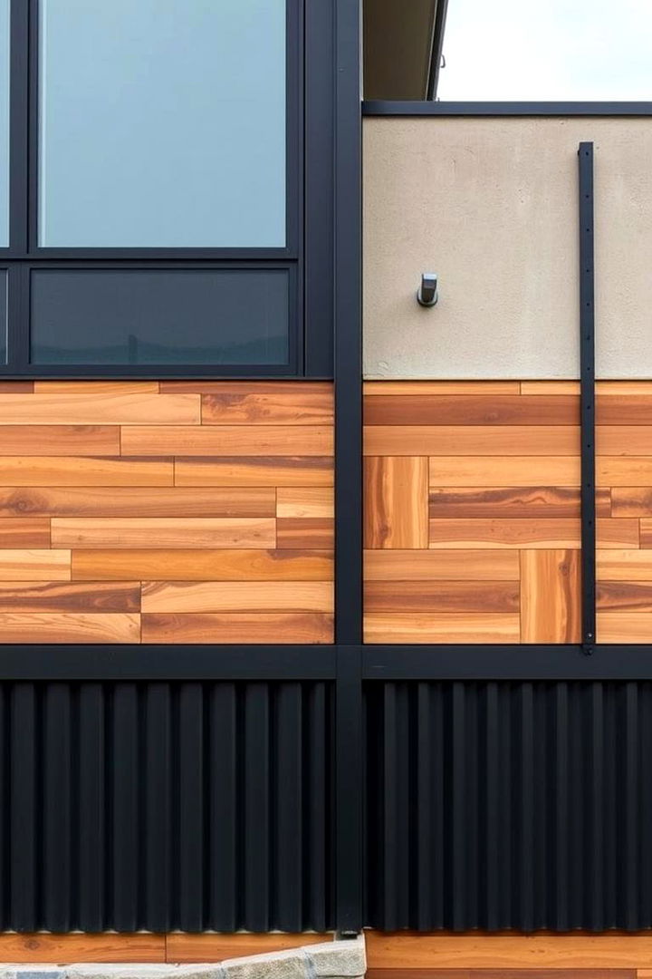 Layered Material Finishes - 22 beige and black house exterior ideas
