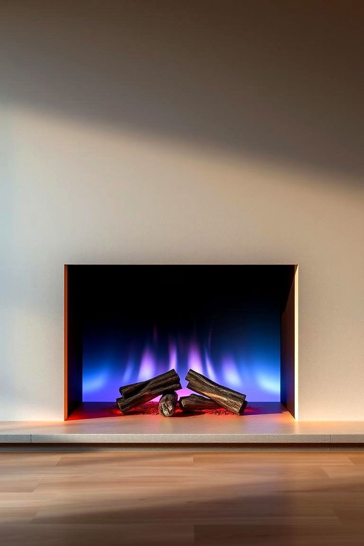 Layered Ombre Effect - 22 Fireplace Paint Ideas