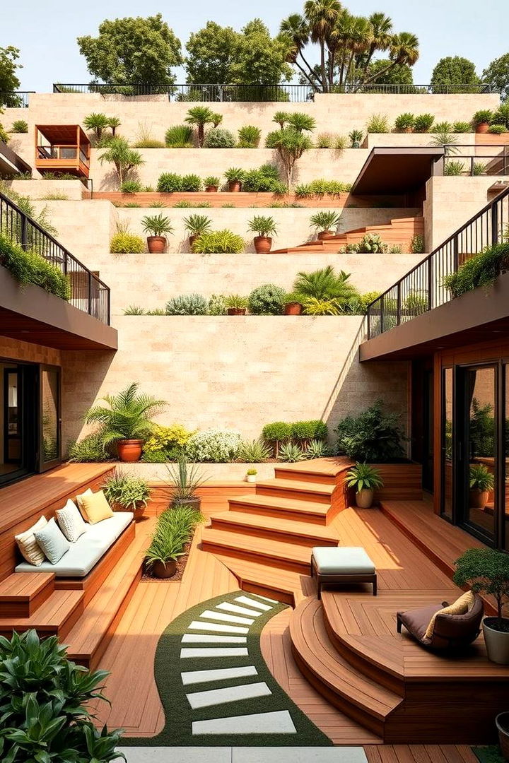 Layered Outdoor Retreats - 22 Boho House Exterior Ideas