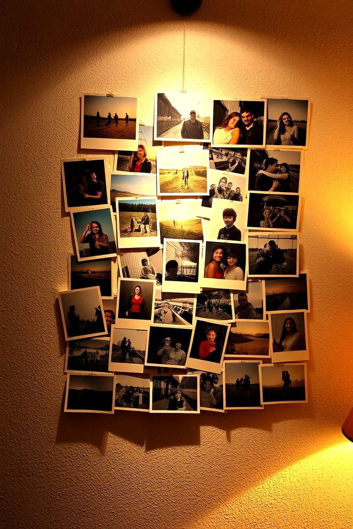 Layered Photo Montages - 22 Boho Wall Decor Ideas