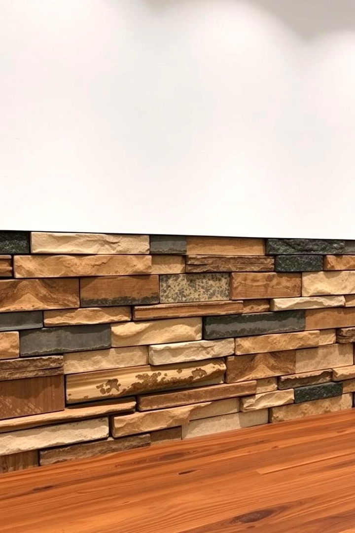 Layered Rustic Dimensions - 22 Rustic Backsplash Ideas