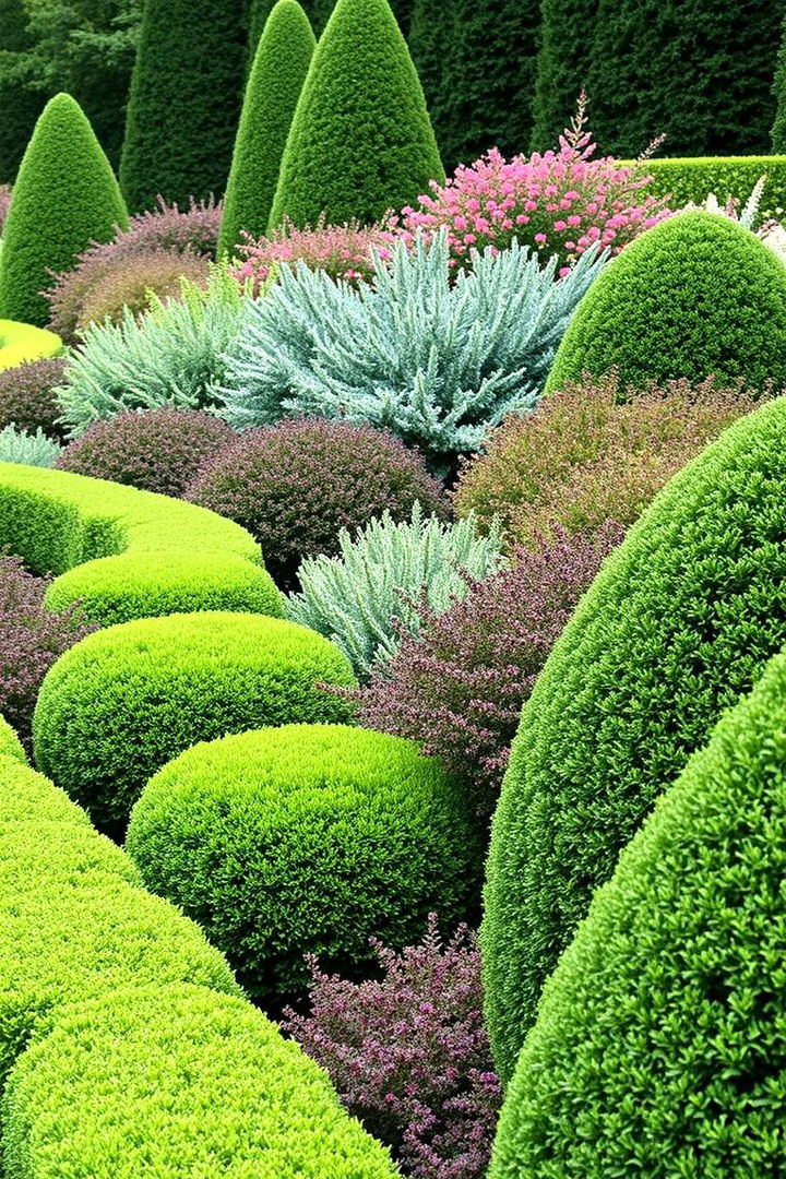 Layered Shrub and Boxwood Displays - 22 Front Yard Boxwood Designs