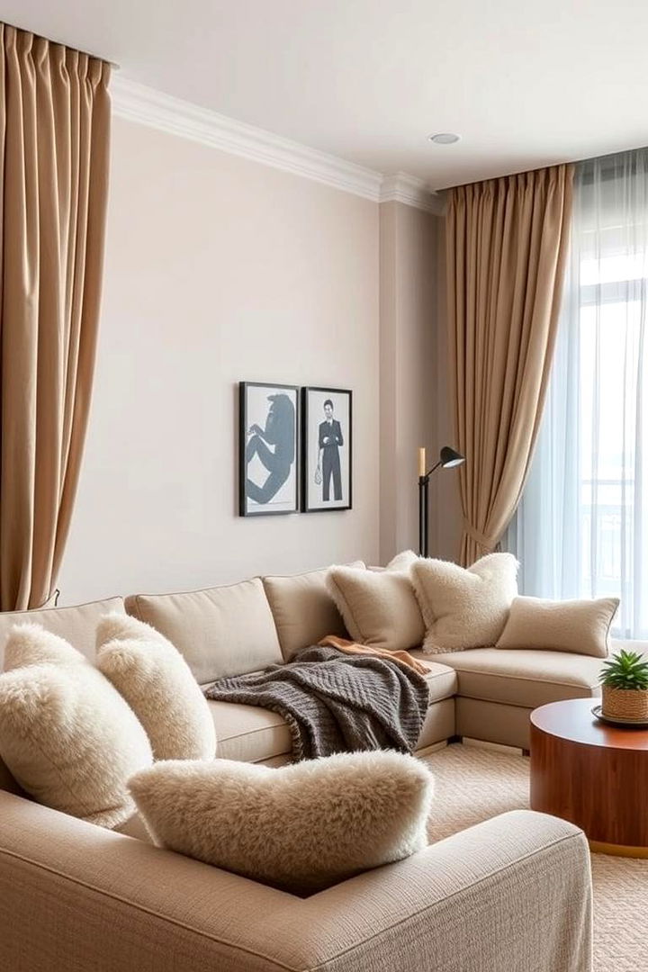 Layered Textiles and Fabrics - 22 Apartment Small Living Room Ideas