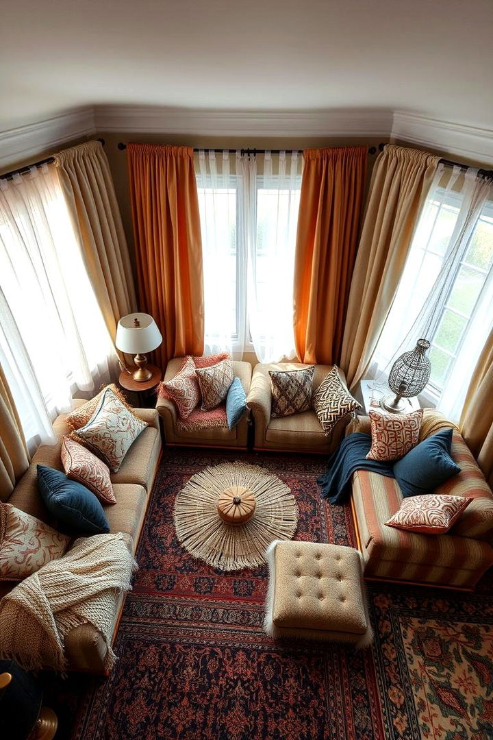 Layered Textiles and Patterns - 22 Maximalist Decor Ideas