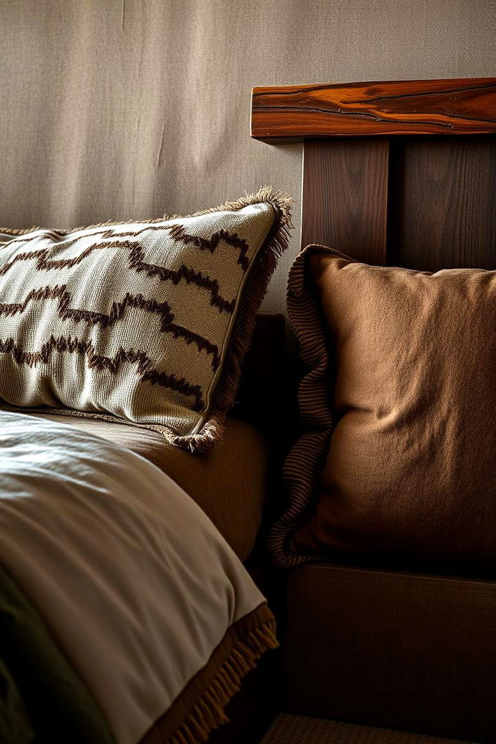 Layered Textures - 22 Khaki Bedroom Ideas