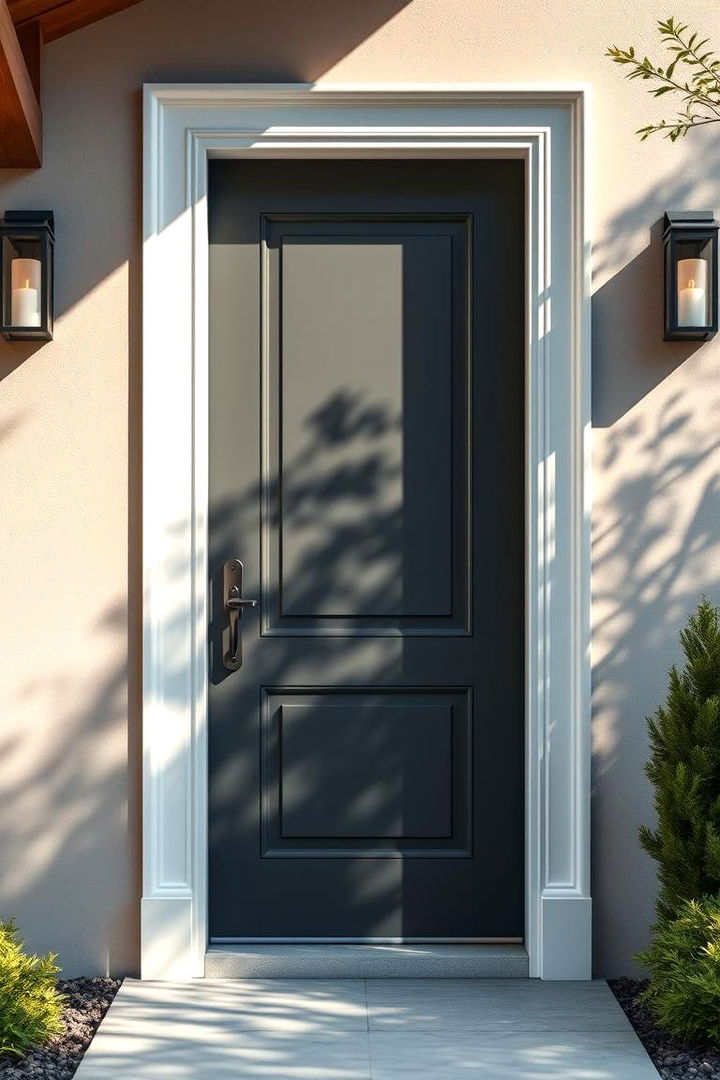 Layered Trim Heights - 22 Exterior Door Trim Ideas