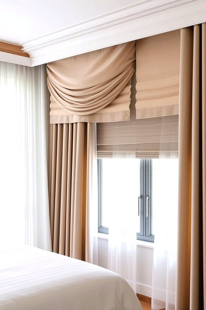 Layered Window Treatments - 22 Bedroom Window Ideas
