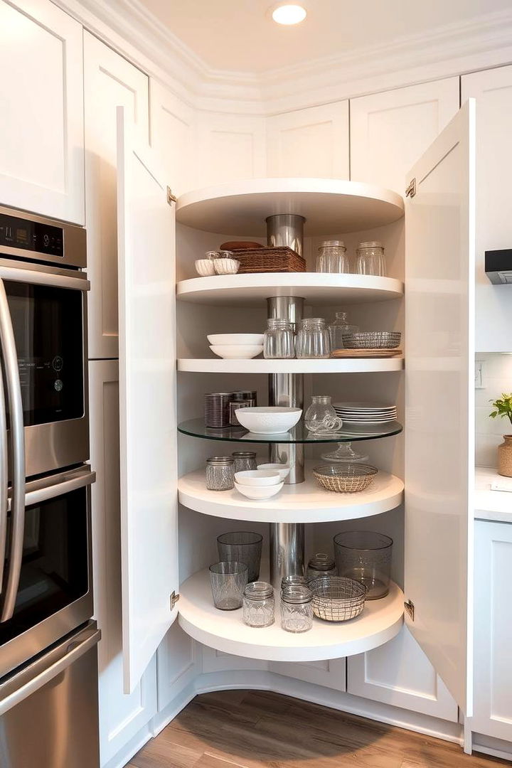 Lazy Susan Magic - 22 Corner Cabinet Ideas