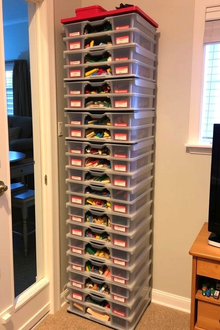 Lego Storage Tower - 22 Lego Storage Ideas