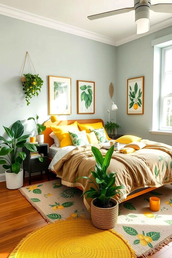 Lemon and Green Fusion - 22 Lemon Bedroom Ideas