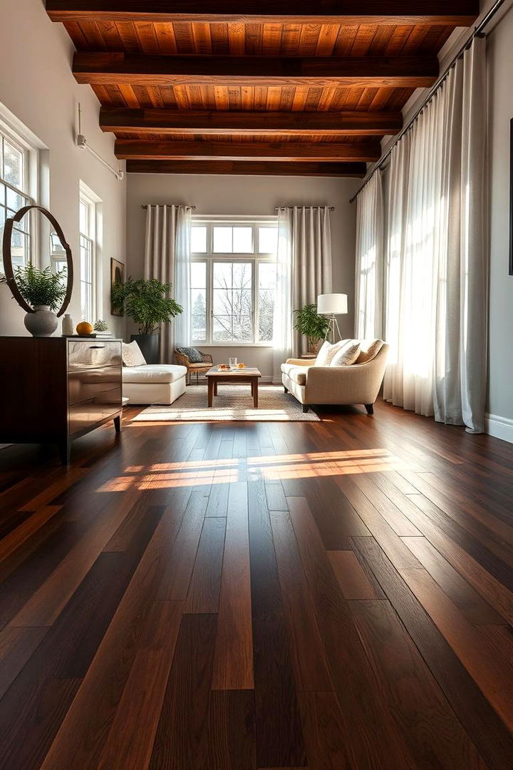 Light Enhancement Stunning Contrast - 22 Dark Walnut Floors for Rooms