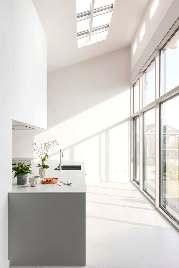 Light Filled Minimalist Greenhouse Kitchen Designs - 22 Greenhouse Kitchen Design Ideas