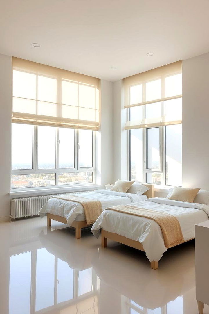 Light Filled Open Spaces - 22 Twin Bedroom Ideas