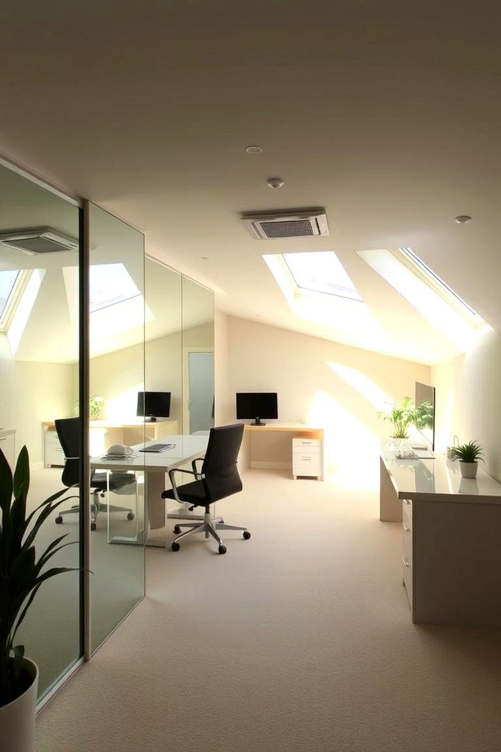 Light Filled Work Sanctuary - 22 basement office ideas