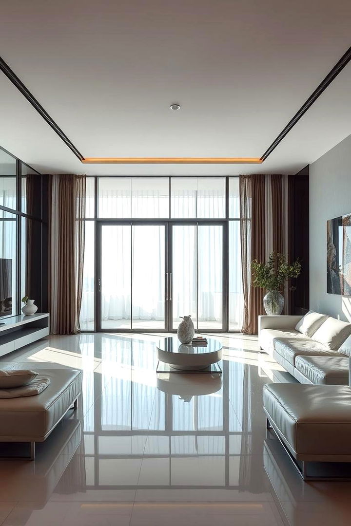 Light Reflecting Surfaces - 22 Simple Living Room Ideas