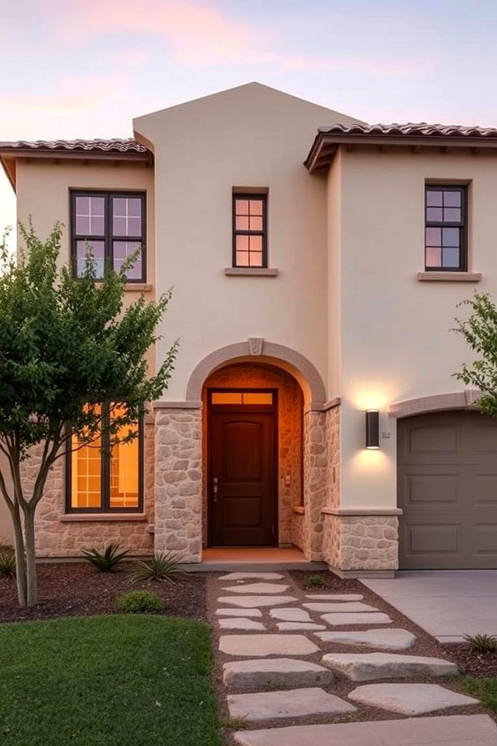 Light Stone Purity - 22 Stucco Colors for Home Exteriors