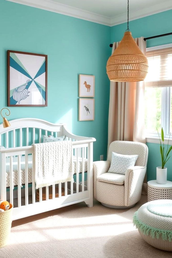 Light Turquoise - 22 Nursery Color Ideas