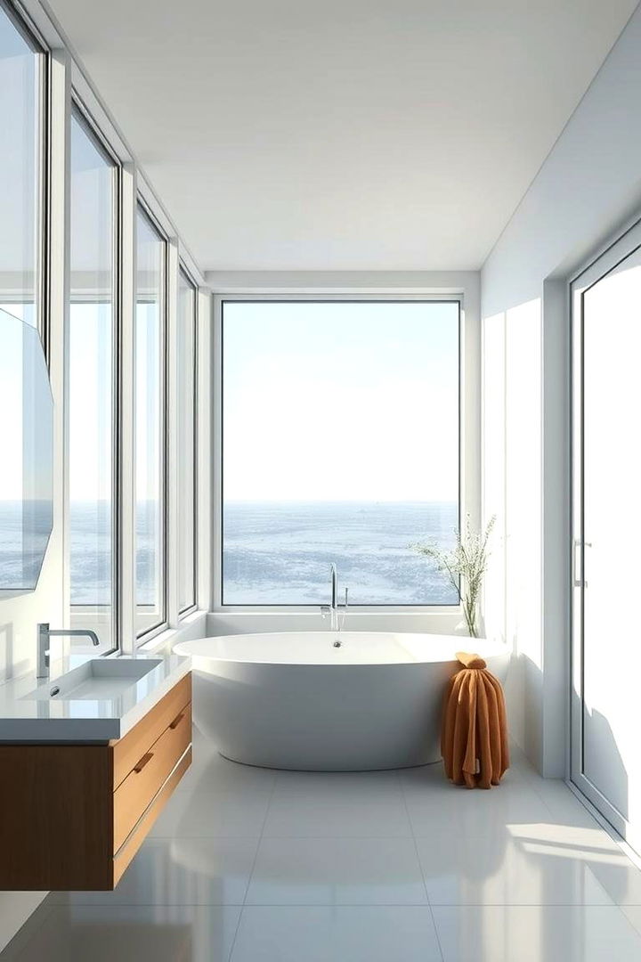 Light and Airy Interiors - 22 Scandinavian Bathroom Ideas