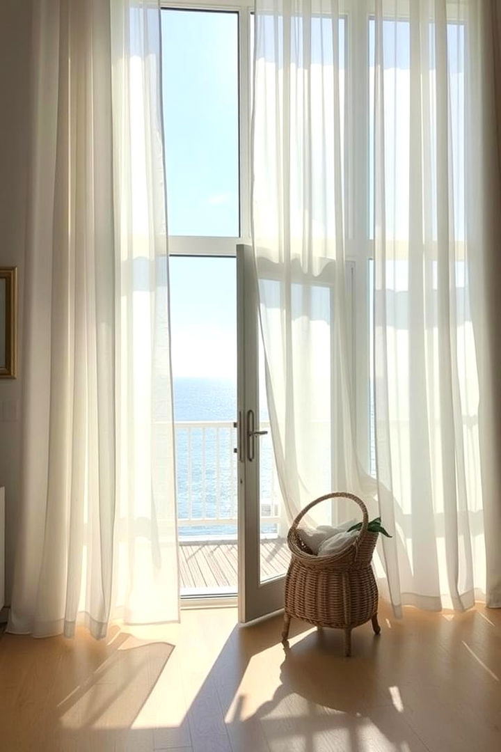 Light and Airy Window Treatments - 22 Beach House Decor Ideas