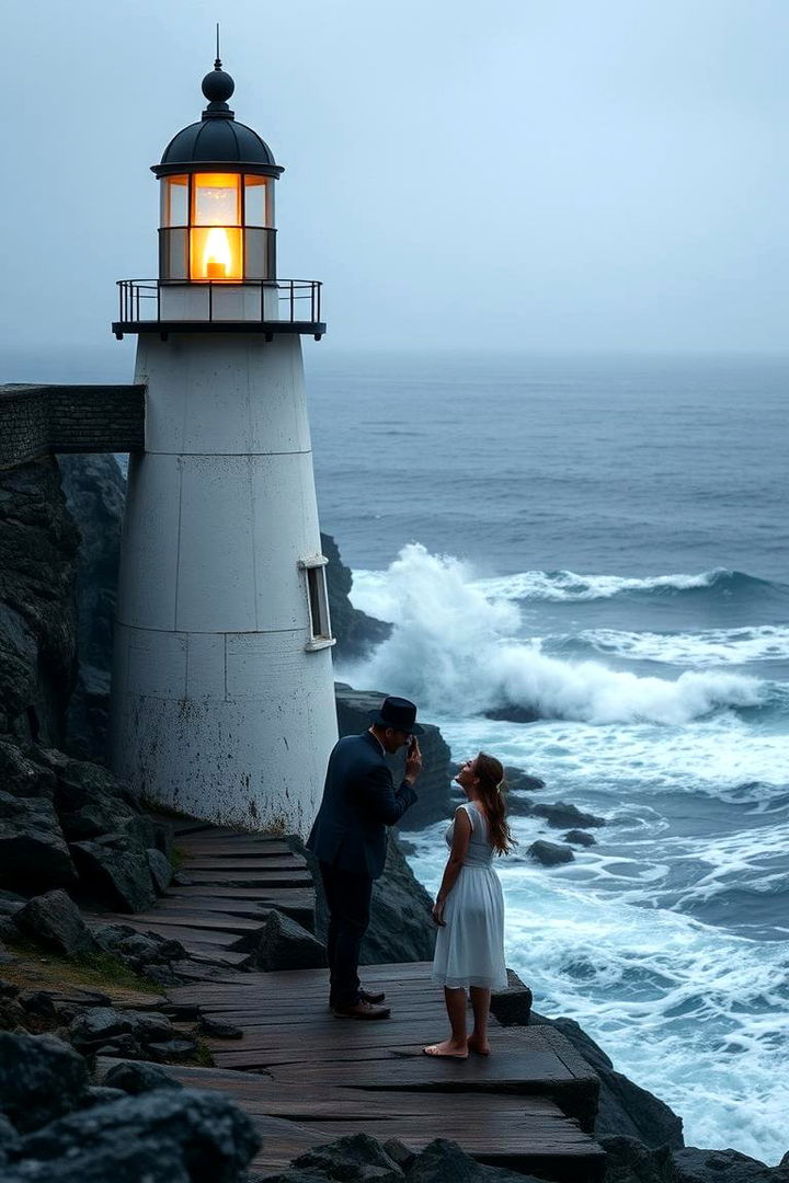 Lighthouse Love Story - 22 Wedding Proposal Ideas