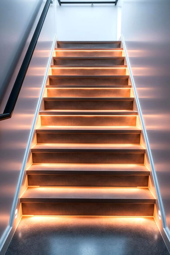 Lighting Accent Features In Staircases - 22 Modern Staircases